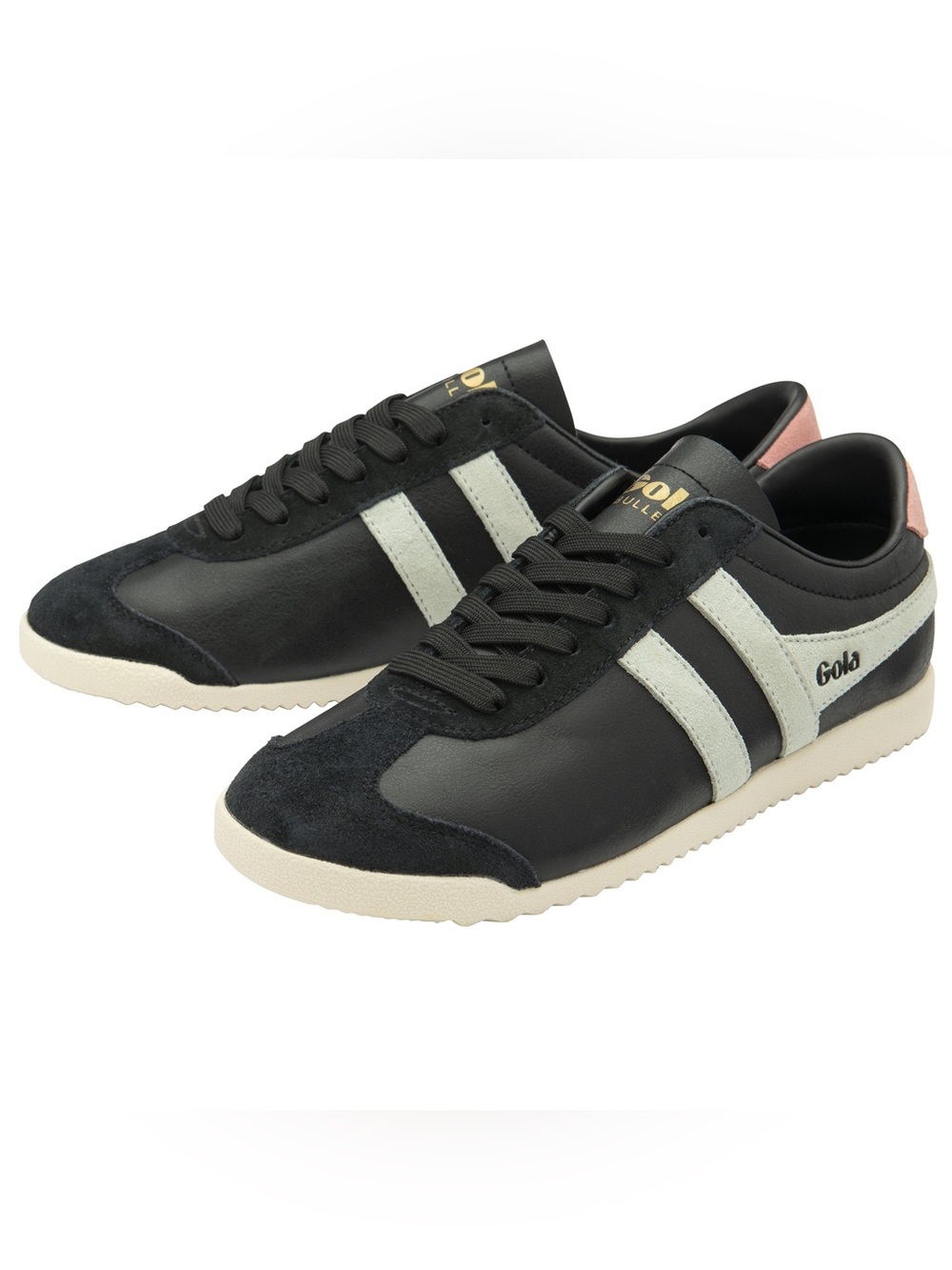 Gola bullet pure women’s casual shoes sneakers size us 7.5 black grey pink
